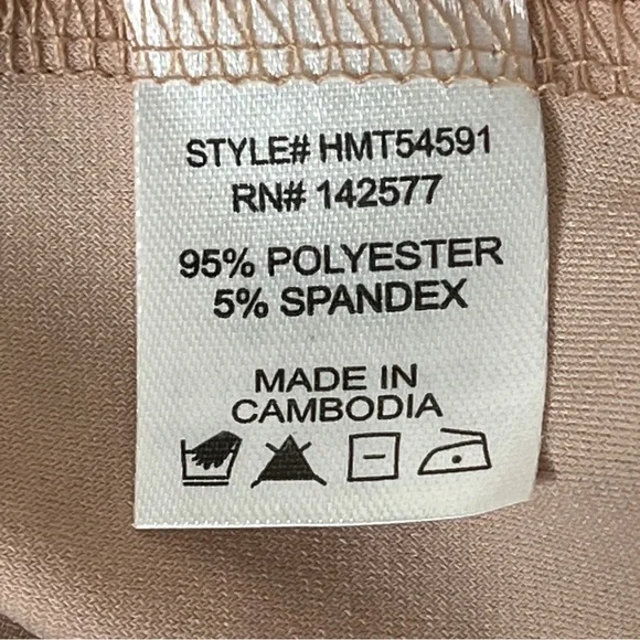 Haute Monde Ruffle Flutter Sleeve Mock Wrap Bodysuit Top Blush Pink Medium Sexy - Picture 14 of 16